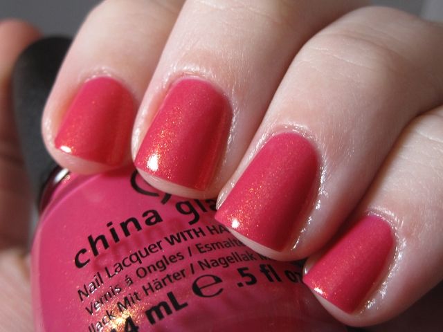 4. China Glaze Nail Lacquer in "Strawberry Fields" - wide 4
